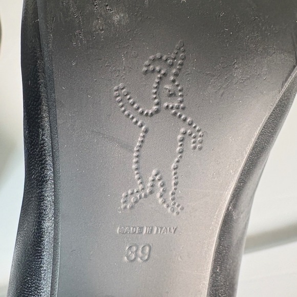 Marni Black Leather Block Heel Ankle Boots Size IT 39 size 9 - Picture 13 of 15